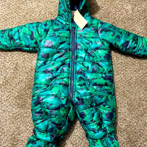 First Impressions Other - First Impressions Dinosaur Snowsuit baby 0-3months
